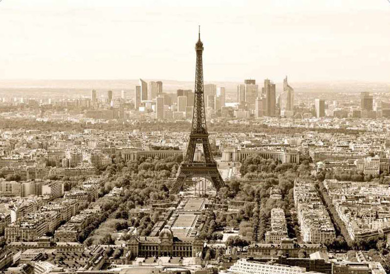 Paris Sepia - Red Dot