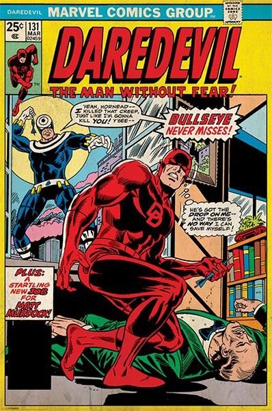 Daredevil Comic Bullseye - Red Dot