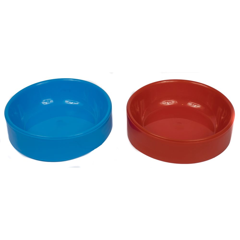 small plastic dog bowls