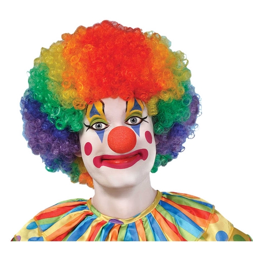 Wig Clown Jumbo - Red Dot